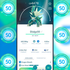 Shiny Dialga Livello 50 + 3