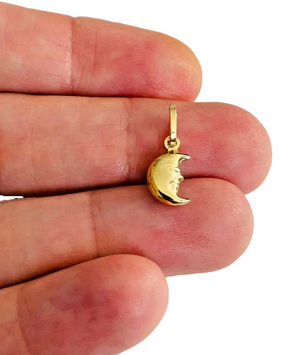 Ciondolo luna vero - , oro