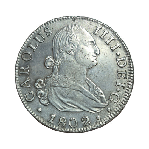 Carlos 8 reales 1802 - 8,