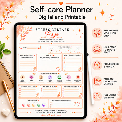 Digital planner self care - digital,