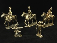 5 Soldatini Giocattolo Vintage