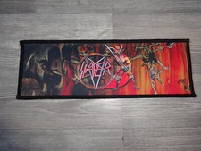 Slayer Patch Back Strip Thrash Metal Angel of Death