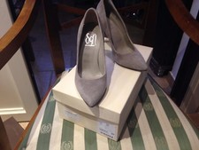 Decollete Sgn grigio in pelle