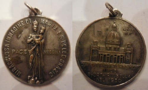 Medaglia maria delle grazie - medaglia,