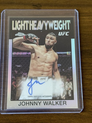 Topps chrome ufc autograph - chrome,