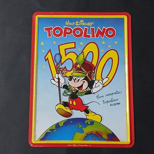 Topolino 1500 targa metallo - topolino,