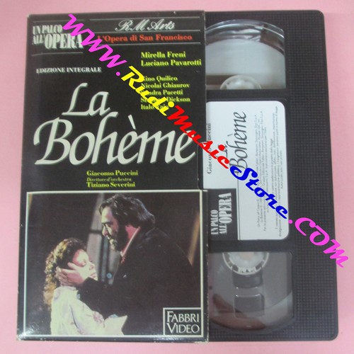 Vhs giacomo puccini boheme - puccini, la