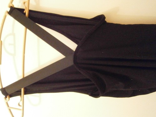 Abito pinko nero glitter - nero,