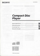 SONY - CDP-XE520 XE320 XE220 -