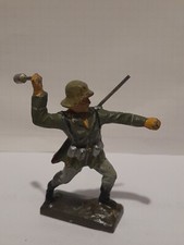 Lineol A5 - Soldato tedesco che lancia bomba a mano granata - 7 cm 