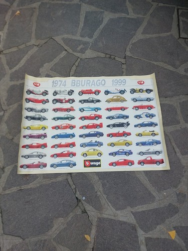 Poster collezione burago - poster,