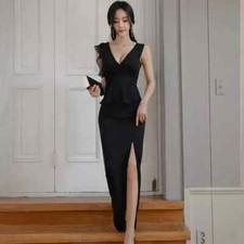 Vestito Abito Elegante Lungo