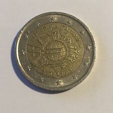 MONETA 2 EURO COMMEMORATIVA DELLA REPUBBLICA ITALIANA - 2002-2012 da collezione