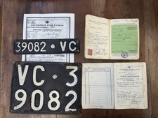Targhe in ferro FIAT 600 1955