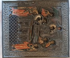 antica icona russa (Dormitio Virginis)