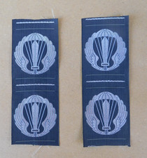 mostrine su stoffa di paracadutista