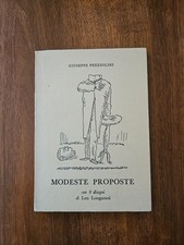 Giuseppe Prezzolini - Modeste proposte - Pesce d'oro 1975