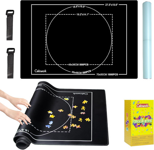 Tappetino gomma per puzzle - in,