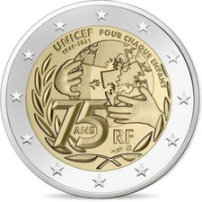 2 Euro FRANCIA 2021 75°