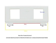 Yamaha LEGGIO PER PIANO DIGITALE YAMAHA DGX650 DGX660 WHITE Music Rest