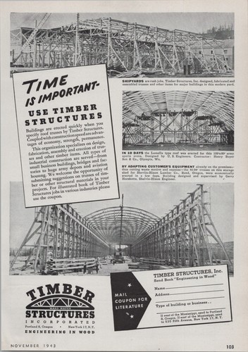 1943 print timber - ad,