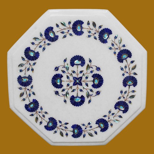Marble corner table - marble,
