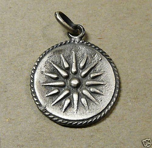 Rosa dei venti ciondolo - rosa,