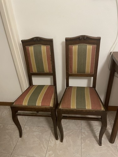 Coppia sedie pranzo vintage - da,