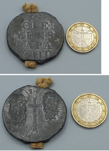 Antica bolla papale - bolla, clemente