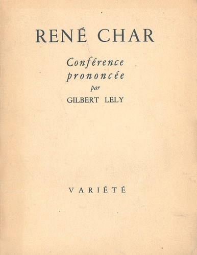 Lely rené char - rené,