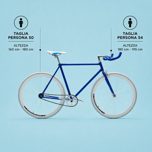 Bici fixed single - speed, 28