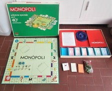 MONOPOLI 40 ANNI - EG 1976 COMPLETO 40° anniversario pedine metallo Monopoly