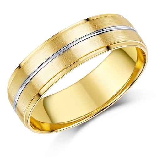6mm anello fede - anello, oro
