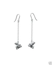 ORM14-23 2JEWELS ORECCHINI DONNA ARGENTO 925 ZIRCONI ORSETTO SILVER EARRINGS