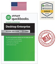 QuickBooks Desktop Enterprise 2024 per Windows 5 versione utente solo USA