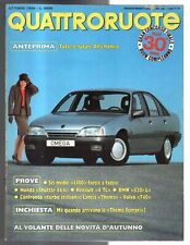 QUATTRORUOTE - N 372, OTTOBRE - 1986