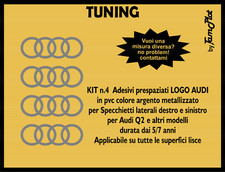 adesivi audi logo per