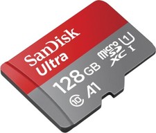 Sandisk Ultra 128GB Scheda di Memoria MicroSD Alta Velocità Classe 10 per Smartphone