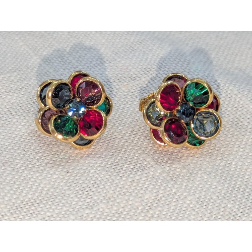 Orecchini clip vintage anni - a,