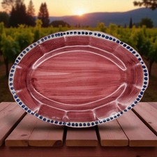 Solimene Vietri Italy 16" Oval