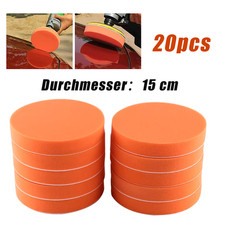 Set 20 pezzi piatti lucidatura 150 mm tamponi lucidatura velcro spugna lucidatura disco lucidatura