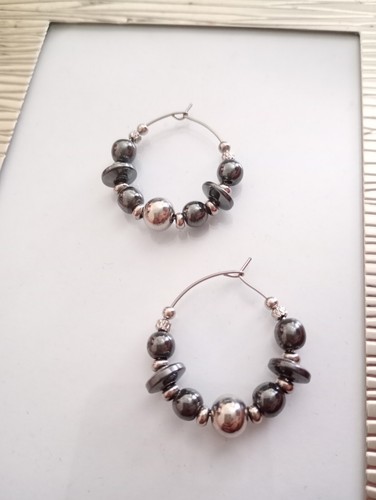 Anelle acciaio ematite - ed,