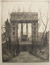 IRAS BALDESSARI (Innsbruck 1894-Roma 1965) Monumento Vittoria cm 61x46 anni '30