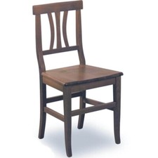 Sedia legno massello noce casa