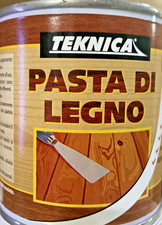 PASTA DI LEGNO PINO NEUTRO 250 mlTEKNICA RIPARA RAPIDAMENTE SI LEVIGARE E FORARE