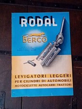 MACCHINE UTENSILI OFFICINE BERCO LEVIGATORI CILINDRI AUTO MOTO brochure OPUSCOLO