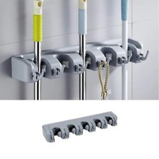 Appendi Scope 5 posti Porta Scope Paletta Attrezzi Accessori Portascope a Muro