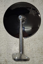 Specchietto retrovisore vintage est. sx o dx cromato rotondo a 3 fori