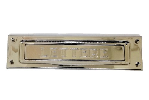 Buca per lettere cromo lucido - buca,