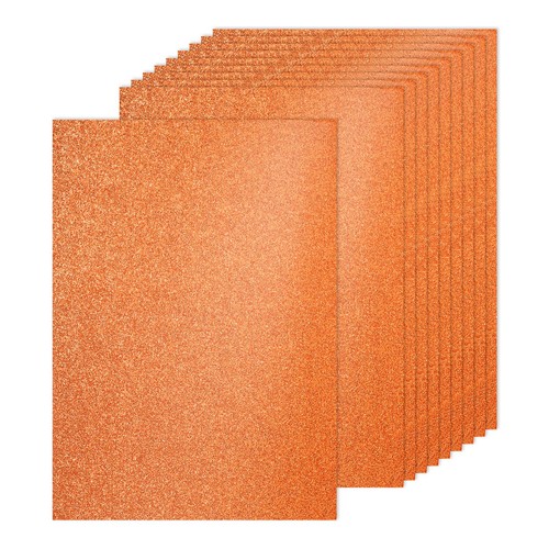 Carta glitter arancione - , 60